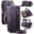 CaseMe iPhone 16 Pro Max Crossbody Wallet Case with RFID Blocking & Wireless Charging Purple
