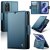 CaseMe Samsung Galaxy Z Fold8 RFID Wallet Case with Magnetic Buckle & Wireless Charging Blue