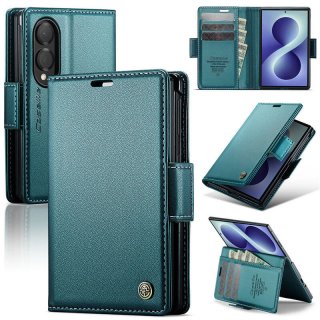 CaseMe Samsung Galaxy Z Fold8 RFID Wallet Case with Magnetic Buckle & Wireless Charging Green