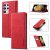 LC.IMEEKE Samsung Galaxy S21 Ultra Wallet Kickstand Magnetic Case Red