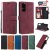 Samsung Galaxy S20 FE Wallet RFID Blocking Kickstand Case Red