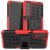 Samsung Galaxy S21 FE Hybrid PC + TPU Stand Case Red