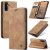 CaseMe Samsung Galaxy A26 5G Wallet Magnetic Suede Leather Case Brown