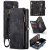 CaseMe Google Pixel 9A Wallet Magnetic Case with Wrist Strap Black