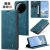 CaseMe Xiaomi 17 Ultra Wallet Magnetic Suede Leather Case Blue