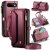 CaseMe Google Pixel 11/Pixel 11 Pro RFID Wallet Case with Crossbody Strap, Zipper Pocket & Wireless Charging Red