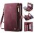 CaseMe RFID Blocking Passport Wallet – Secure & Stylish Travel Organizer Red
