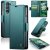 CaseMe Samsung Galaxy Z Fold6 Wallet RFID Blocking Magnetic Buckle Case Green