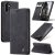 CaseMe Samsung Galaxy A36 5G Wallet Magnetic Suede Leather Case Black