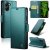 CaseMe Xiaomi Poco X7 Pro Wallet RFID Blocking Kickstand Magnetic Buckle Case Green