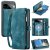 CaseMe Google Pixel 11 Pro XL 2-in-1 Magnetic Wallet Case with Wrist Strap, RFID-blocking & Wireless Charging Blue