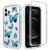 iPhone 12/12 Pro Clear Bumper TPU Blue Butterfly Case