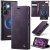 CaseMe Samsung Galaxy S25 Ultra 2-in-1 Magnetic Wallet Case – Wireless Charging & RFID Blocking Purple