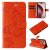 For iPhone 16 Pro Butterfly Embossed Wallet Magnetic Case Orange