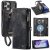 CaseMe iPhone 17 Pro Max 2-in-1 Magnetic Wallet Case with MagSafe & RFID Blocking Black