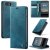 CaseMe iPhone 7 Plus/8 Plus Magnetic Wallet Case with RFID Blocking Blue