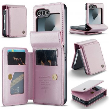 CaseMe Samsung Galaxy Z Flip6 RFID Blocking Card Holder Case Pink