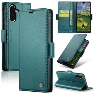 CaseMe Samsung Galaxy A26 5G Wallet RFID Blocking Magnetic Buckle Case Green