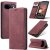 CaseMe Google Pixel 11 Pro XL Suede Leather Wallet Case Red
