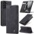 CaseMe Samsung Galaxy A27 Wallet Magnetic Suede Leather Case Black