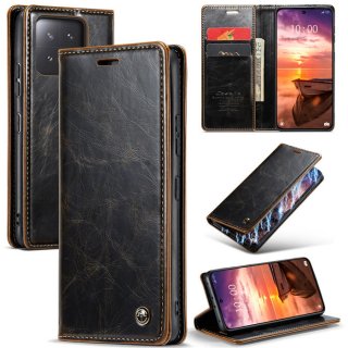 CaseMe Xiaomi 13 Pro Wallet Magnetic Luxury Leather Case Coffee