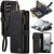 CaseMe Samsung Galaxy Z Fold8 Ultra Wallet Case with Zipper Pocket & Wireless Charging Black