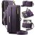 CaseMe Samsung Galaxy S25 Plus Crossbody Wallet Case with RFID Blocking & Wireless Charging Purple