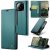 CaseMe Xiaomi Redmi Note 14 Pro/Note 14 Pro Plus Wallet RFID Blocking Magnetic Buckle Case Green