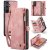 CaseMe Samsung Galaxy A16 5G Wallet Case with Wrist Strap Pink