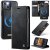 CaseMe iPhone 13 2-in-1 Magnetic Wallet Case – Wireless Charging & RFID Blocking Black