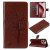 For iPhone 16 Pro Cat Tree Embossed Pattern Wallet Magnetic Case Brown