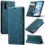 CaseMe Samsung Galaxy A26 5G Wallet Magnetic Suede Leather Case Blue