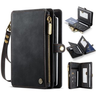 CaseMe RFID Blocking Passport Wallet – Secure & Stylish Travel Organizer Black