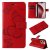 For iPhone 16 Pro Butterfly Embossed Wallet Magnetic Case Red