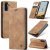 CaseMe Samsung Galaxy A36 5G Wallet Magnetic Suede Leather Case Brown