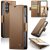 CaseMe Samsung Galaxy Z Fold6 Wallet RFID Blocking Magnetic Buckle Case Brown