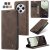 CaseMe Xiaomi 14C Wallet Magnetic Suede Leather Case Coffee