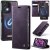 CaseMe Samsung Galaxy A53 5G 2-in-1 Magnetic Wallet Case with RFID Blocking Purple