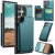 CaseMe Samsung Galaxy S25 Ultra RFID Blocking Card Holder Kickstand Case Green