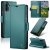 CaseMe Samsung Galaxy A26 5G Wallet RFID Blocking Magnetic Buckle Case Green