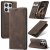 CaseMe Xiaomi 17 Wallet Magnetic Suede Leather Case Coffee