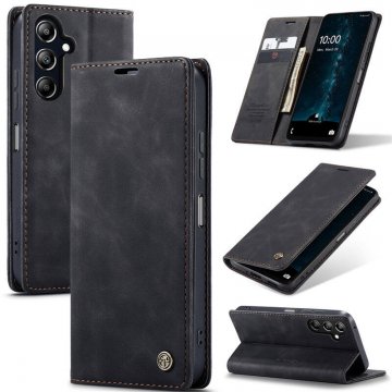 CaseMe Samsung Galaxy A16 5G Wallet Magnetic Suede Leather Case Black