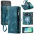 CaseMe iPhone Air 2-in-1 Magnetic Wallet Case with MagSafe & RFID Blocking Blue
