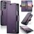 CaseMe Samsung Galaxy Z Fold6 Wallet RFID Blocking Magnetic Buckle Case Purple