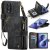 CaseMe Samsung Galaxy Z Fold8 Wallet Case with Zipper Pocket & Wireless Charging Black