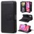 For iPhone 16 Wallet 10 Card Slots Kickstand Leather Case Black