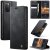 CaseMe Samsung Galaxy S20 Magnetic Wallet Case with RFID Blocking Black