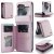 CaseMe Samsung Galaxy Z Flip7 FE RFID Blocking Card Holder Case Pink
