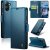 CaseMe Xiaomi Poco X7 Pro Wallet RFID Blocking Kickstand Magnetic Buckle Case Blue