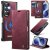 CaseMe Samsung Galaxy Z Fold8 Ultra 2-in-1 Magnetic Wallet Case – Wireless Charging & RFID Blocking Red